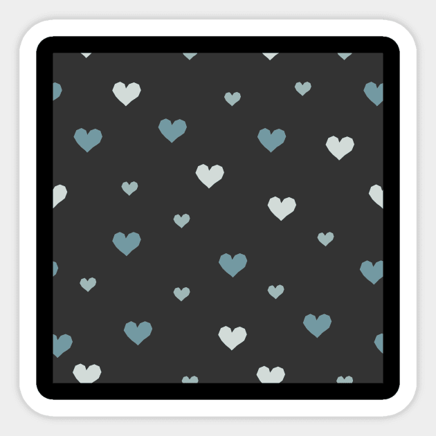 Heart Pattern Sticker by Creative Meadows